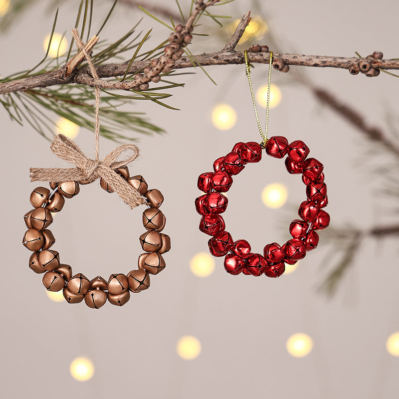 Christmas Bell Ornament for Rustic Holiday Tree Decor
