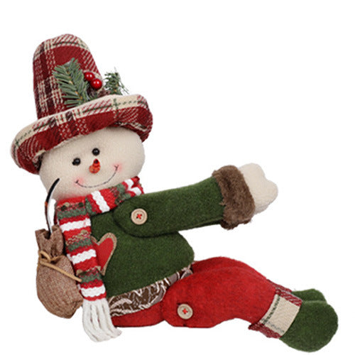 Christmas Curtain Tieback Plush Doll Festive Decor