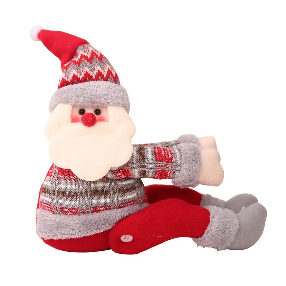 Plush Reindeer Curtain Buckle for Christmas Windows