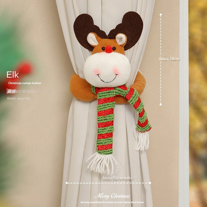 Christmas Curtain Clips for Festive Holiday Styling