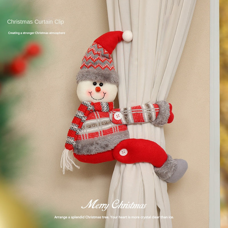 Christmas Curtain Clips for Festive Holiday Styling