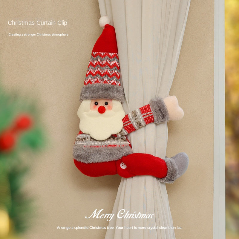 Christmas Curtain Clips for Festive Holiday Styling
