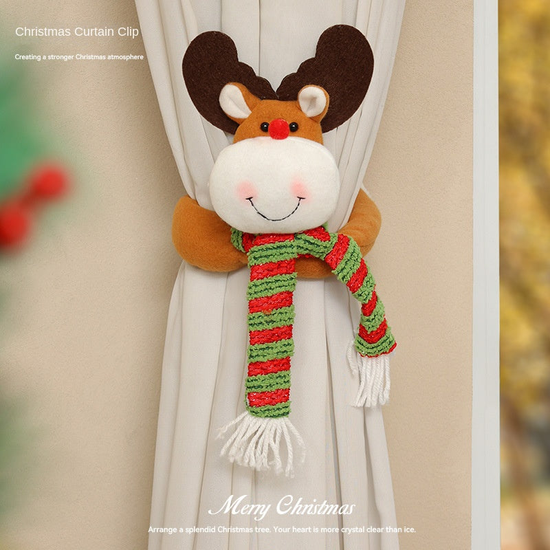 Christmas Curtain Clips for Festive Holiday Styling