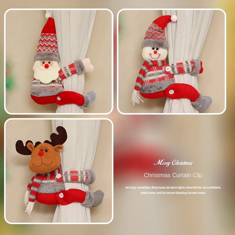 Christmas Curtain Clips for Festive Holiday Styling