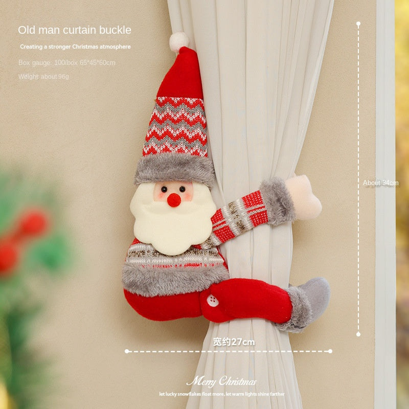 Christmas Curtain Clips for Festive Holiday Styling