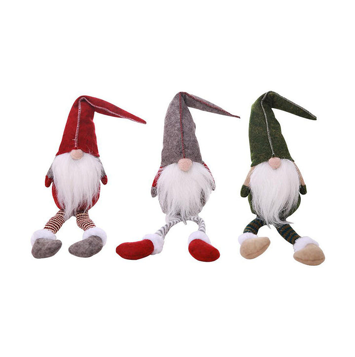 50cm Sitting Christmas Elf Decoration for Cozy Displays