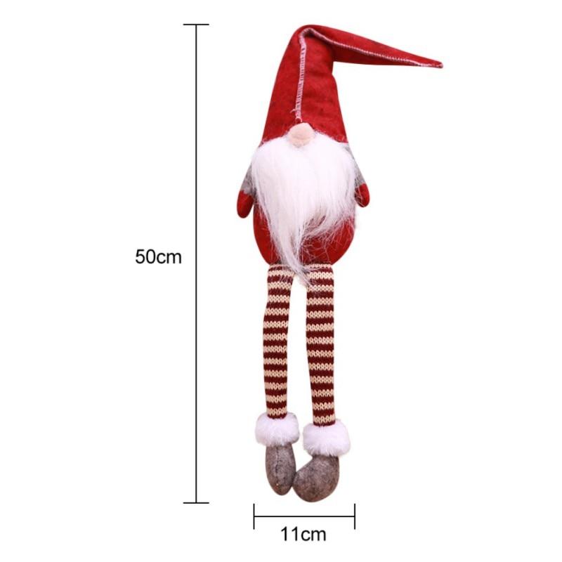 50cm Sitting Christmas Elf Decoration for Cozy Displays