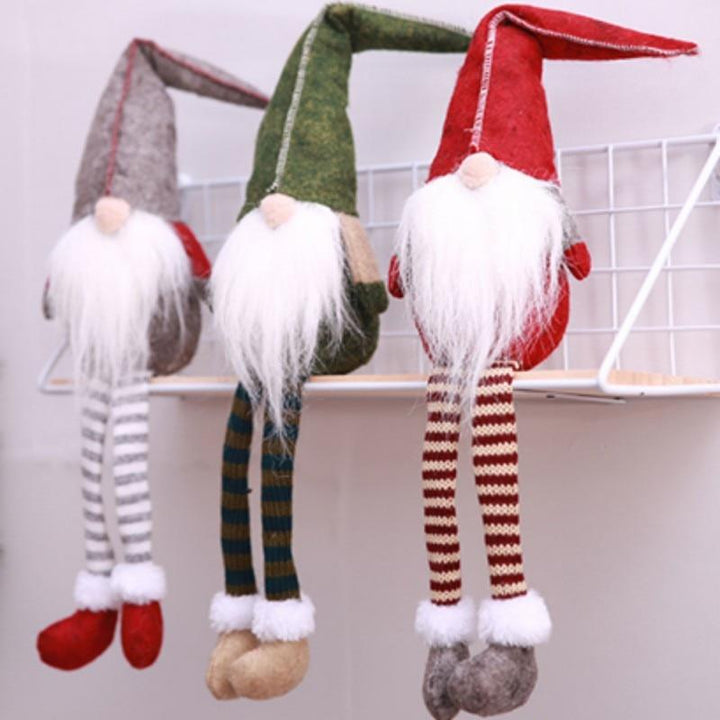 50cm Sitting Christmas Elf Decoration for Cozy Displays
