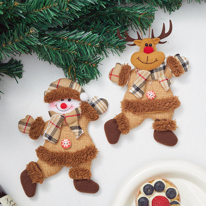 Christmas Fabric Ornaments for Cozy Rustic Tree Decor