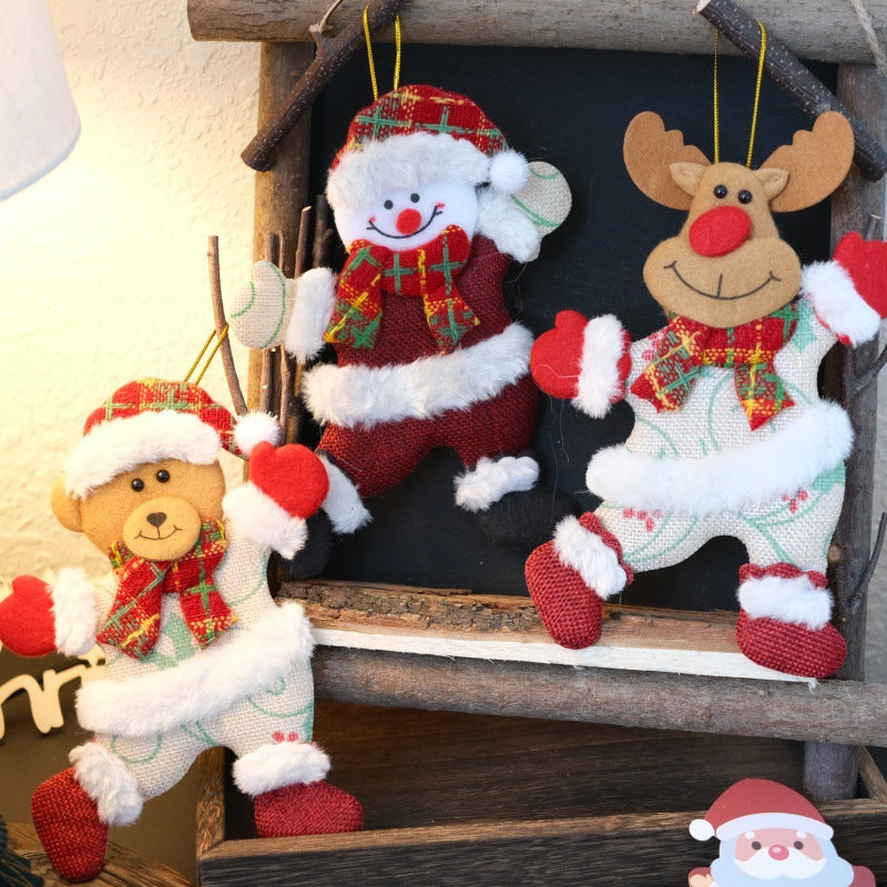Christmas Tree Ornaments – 3-Piece Bear Set