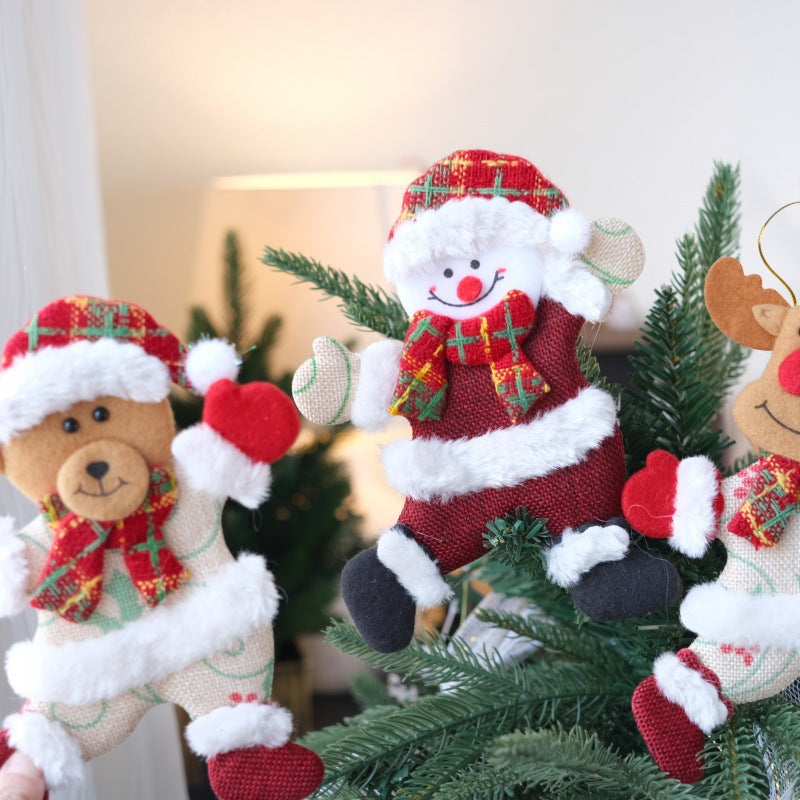 Christmas Tree Ornaments – 3-Piece Bear Set