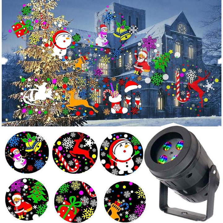 Christmas LED Projector Light with 16 Festive Patterns