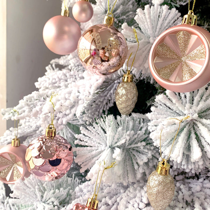 Christmas Ornaments 6cm Colorful Assorted Tree Decor