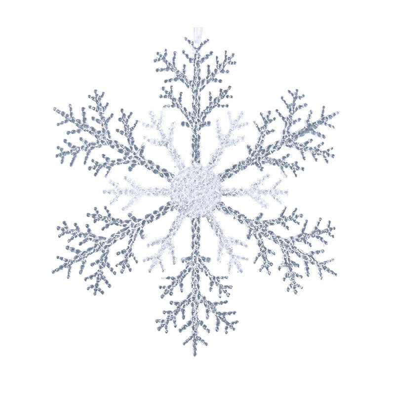 Acrylic Snowflake Ornaments for Frosted Tree Sparkle