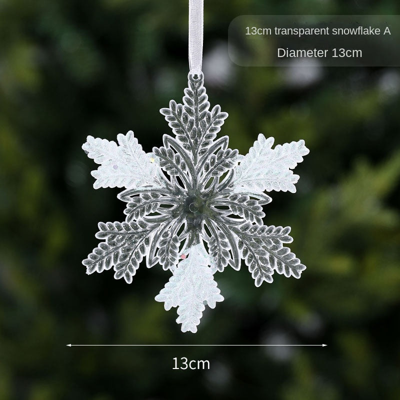 Acrylic Snowflake Ornaments for Frosted Tree Sparkle