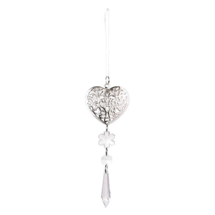 Crystal Snowflake Tree Ornament – Elegant Winter Sparkle
