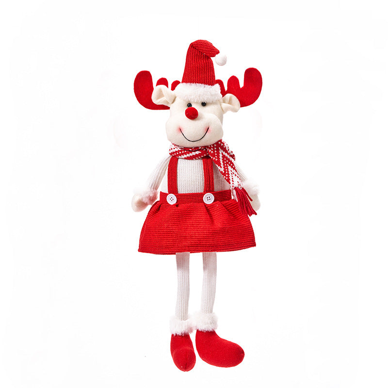 Christmas Doll Decoration Set – 3 Festive Figures