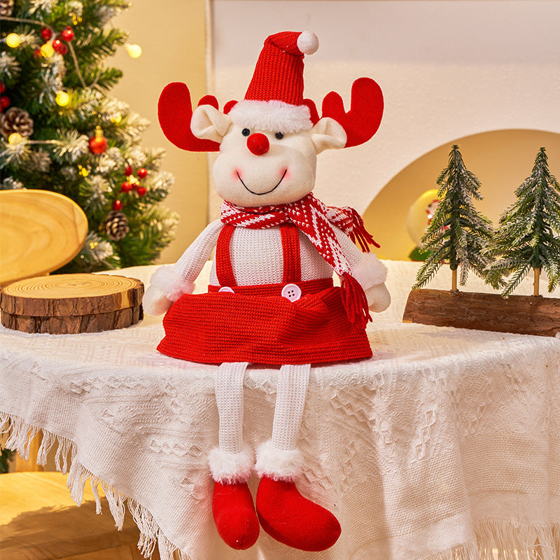 Christmas Doll Decoration Set – 3 Festive Figures