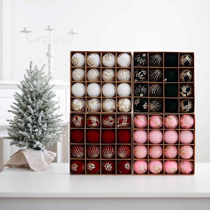 Christmas Ornament Set for Elegant Coordinated Trees