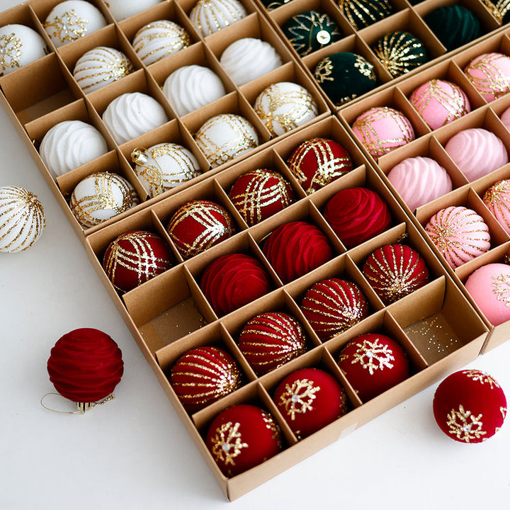 Christmas Ornament Set for Elegant Coordinated Trees
