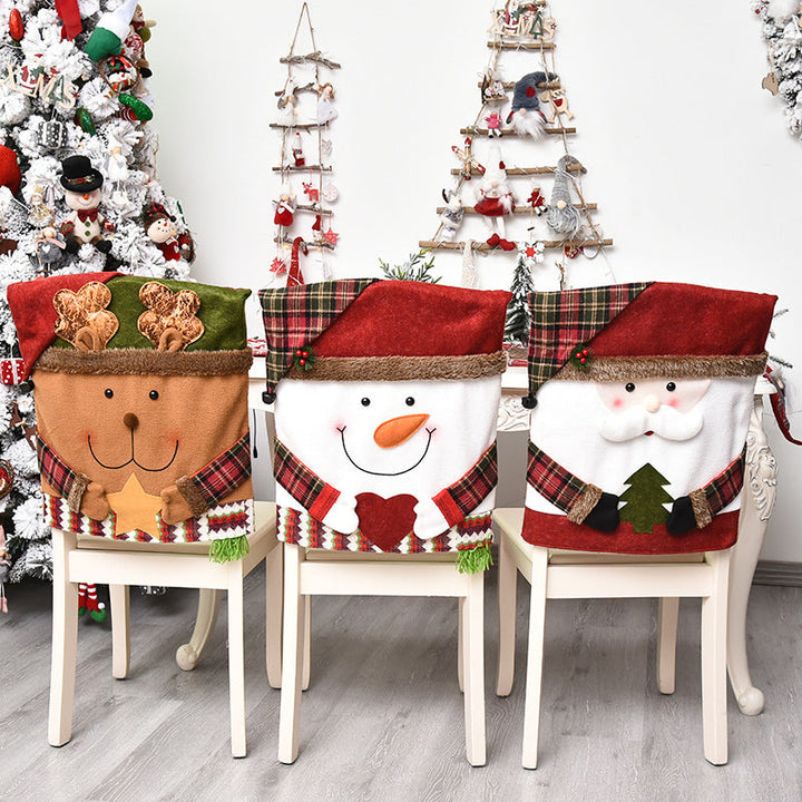 Christmas Character Chair Covers for a Festive Dining Room