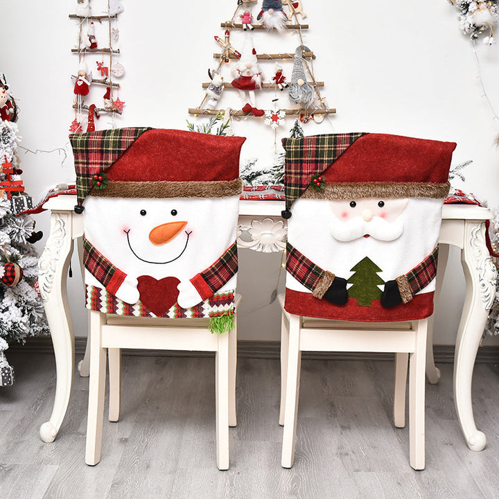 Christmas Character Chair Covers for a Festive Dining Room