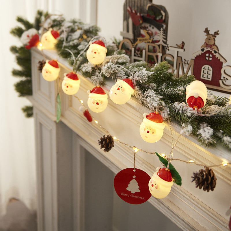 Christmas String Lights With Snowmen for Festive Glow