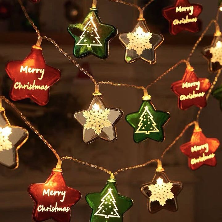 Christmas String Lights With Snowmen for Festive Glow