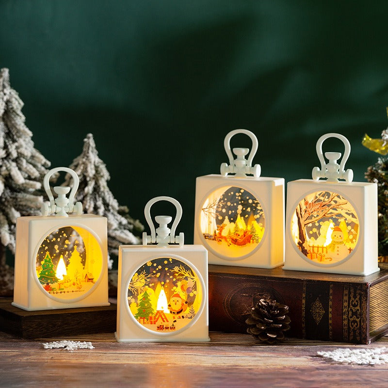Christmas Night Light: Warm Magical Holiday Glow Decor