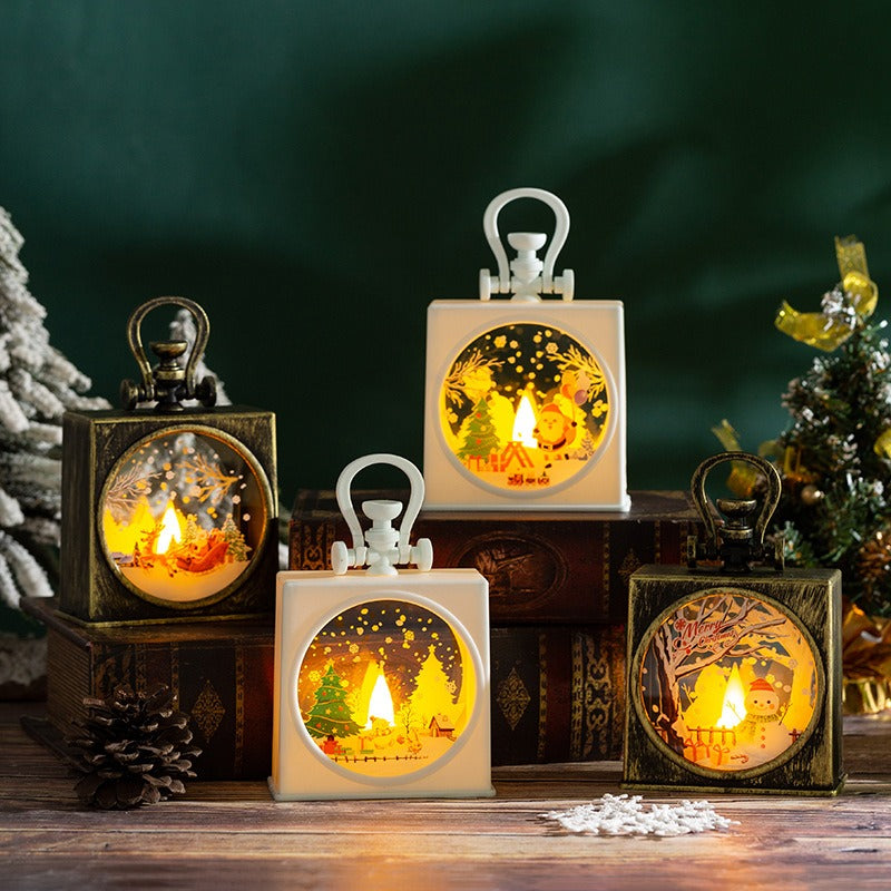 Christmas Night Light: Warm Magical Holiday Glow Decor