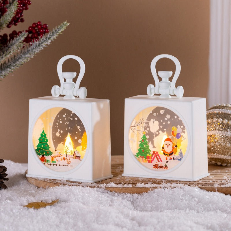 Christmas Night Light: Warm Magical Holiday Glow Decor