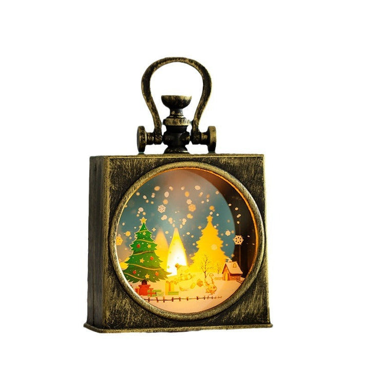 Christmas Night Light: Warm Magical Holiday Glow Decor
