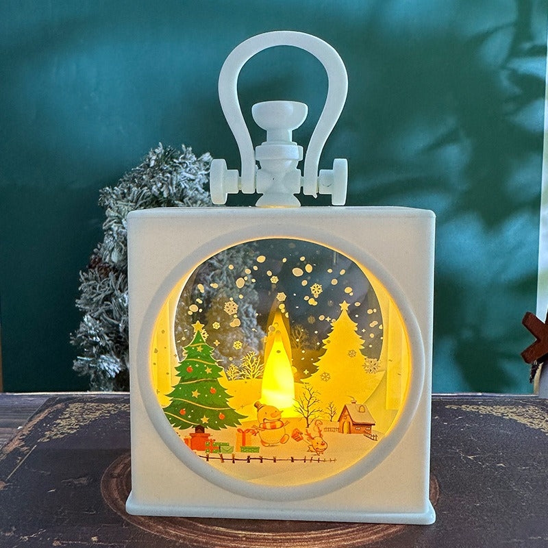 Christmas Night Light: Warm Magical Holiday Glow Decor