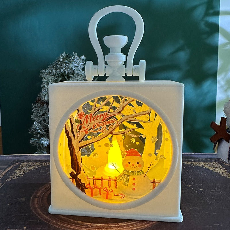 Christmas Night Light: Warm Magical Holiday Glow Decor