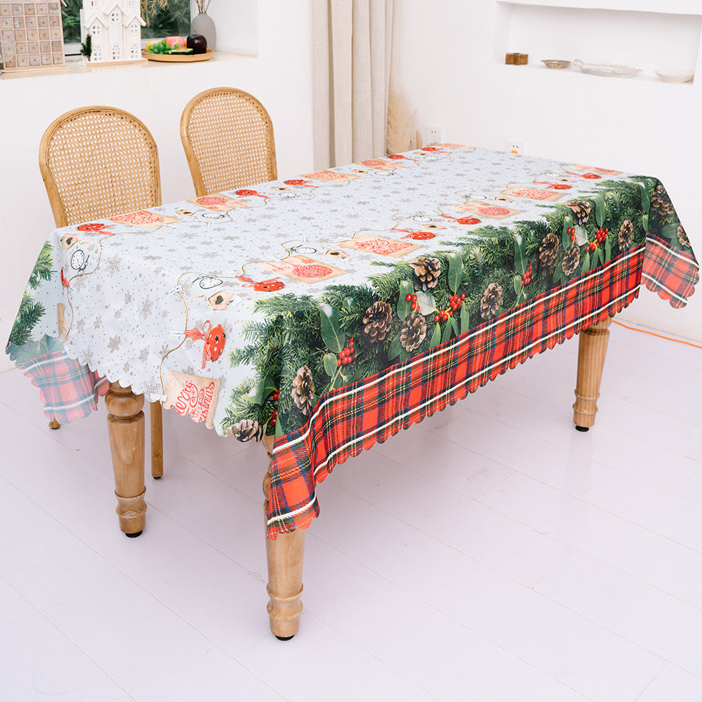 Christmas Tablecloth | Festive Holiday Centerpiece
