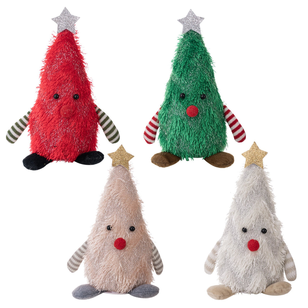 Light-Up Christmas Tree Doll Tabletop Ornament