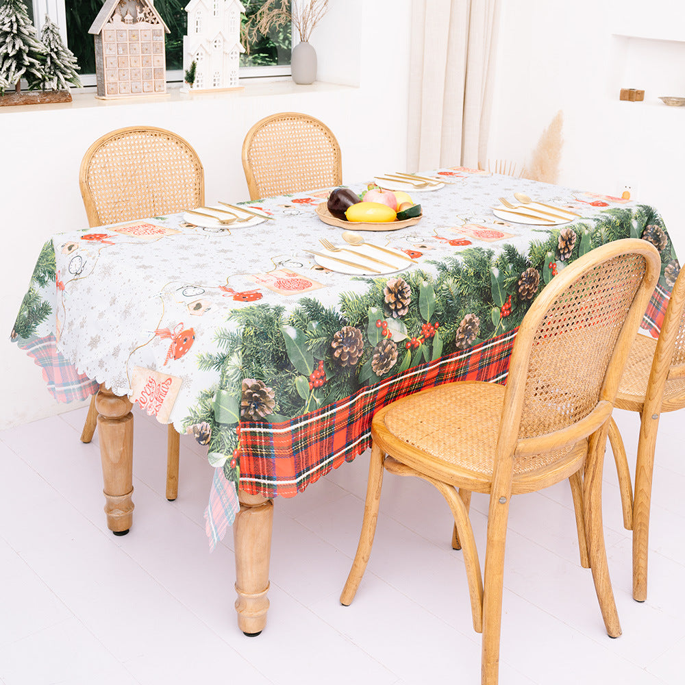 Christmas Tablecloth | Festive Holiday Centerpiece