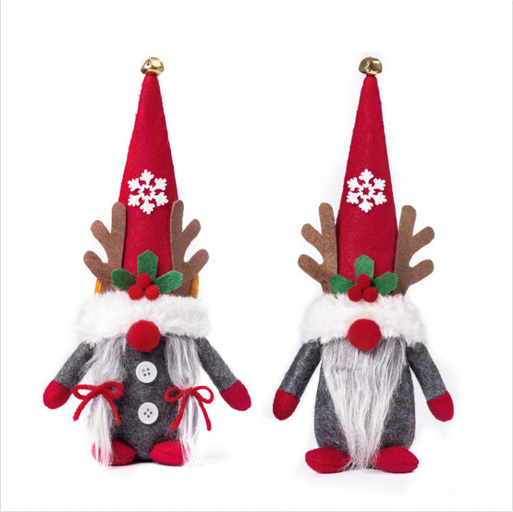 Christmas Gnome Pair for a Cozy Woodland Holiday Display