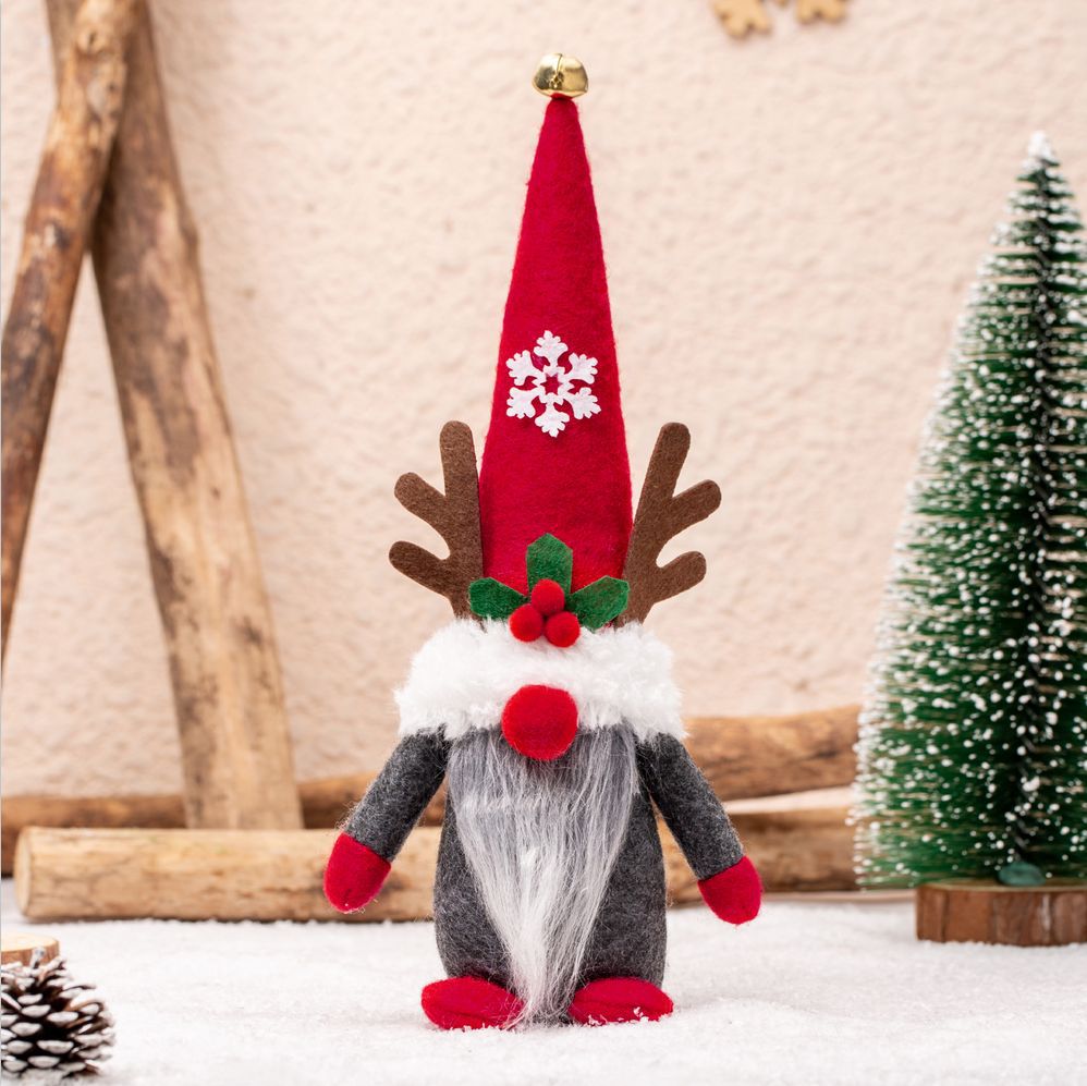 Christmas Gnome Pair for a Cozy Woodland Holiday Display
