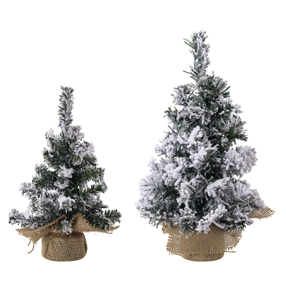 Snowy Mini Christmas Tree for Small-Space Holiday Decor