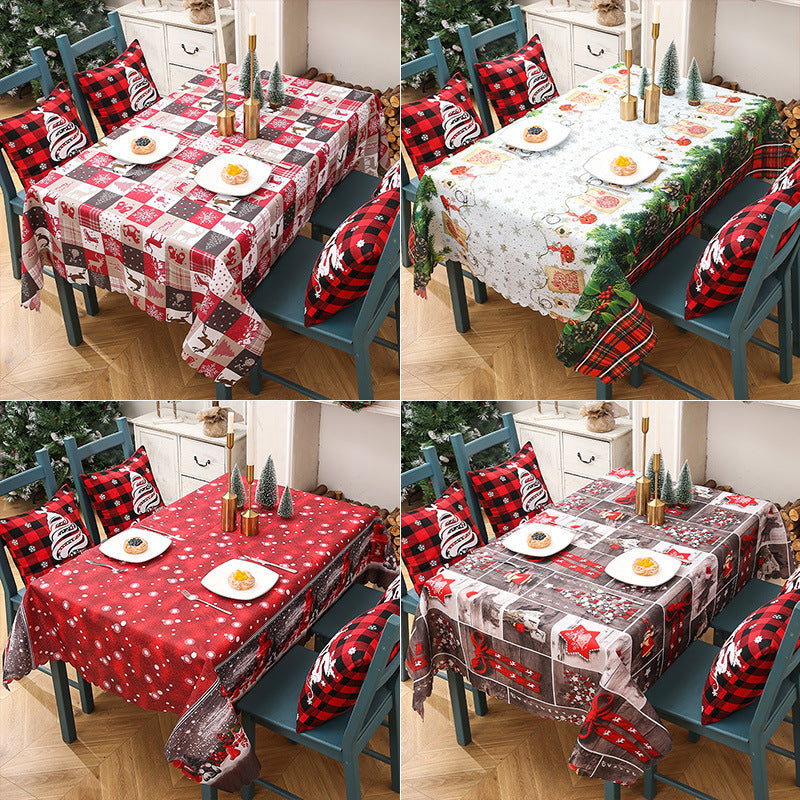 Christmas Tablecloth Festive Holiday Dining Table Decor