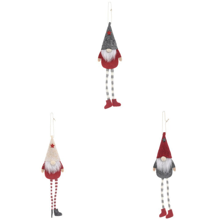 Hanging Gnome Christmas Ornaments | 3-Piece Decor Set