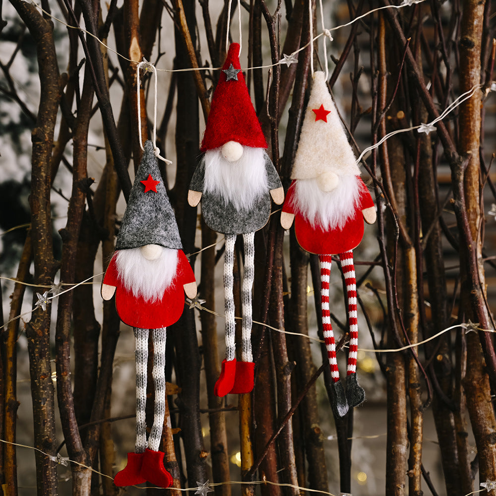 Hanging Gnome Christmas Ornaments | 3-Piece Decor Set