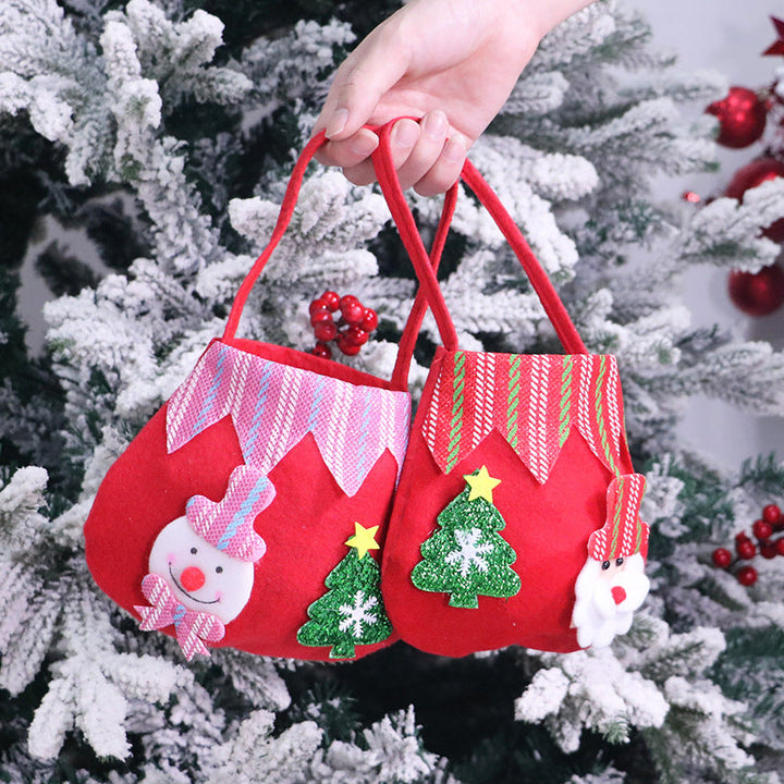 Reusable Christmas Gift Bags for Santa & Snowman Duo
