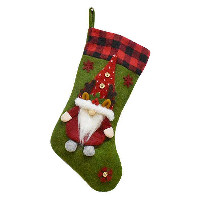 Christmas Santa Stocking for Festive Holiday Display