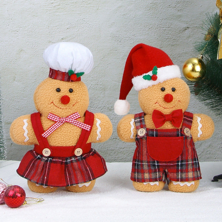 Gingerbread Christmas Figurines for a Festive Display