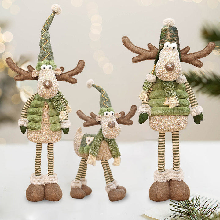 Christmas Reindeer Figurine for Cozy Holiday Displays