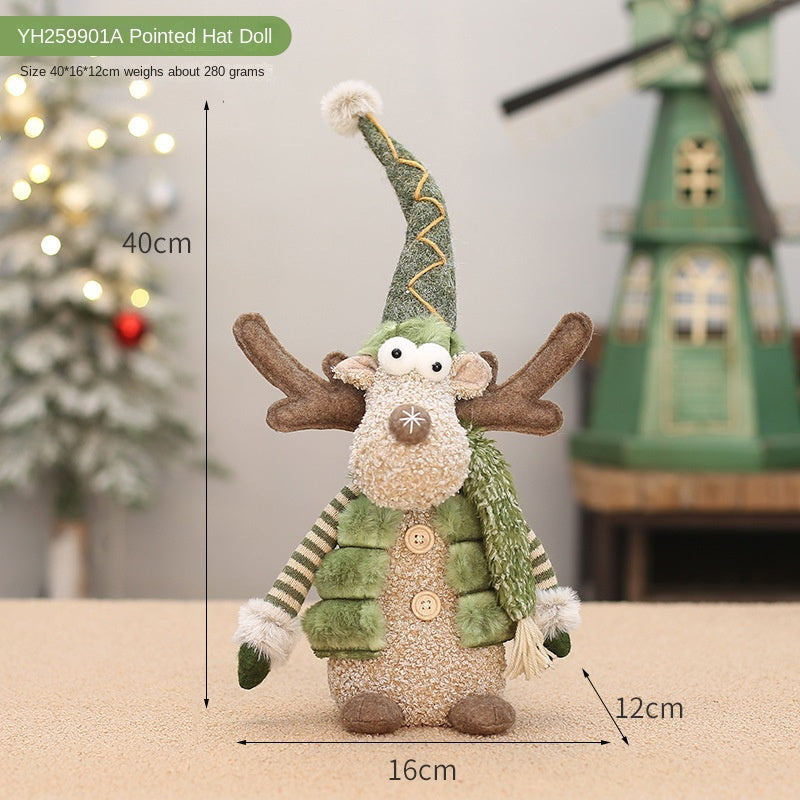Christmas Reindeer Figurine for Cozy Holiday Displays