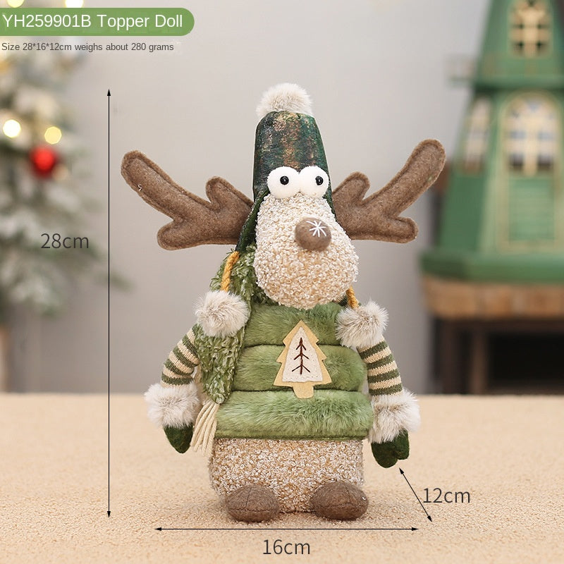 Christmas Reindeer Figurine for Cozy Holiday Displays