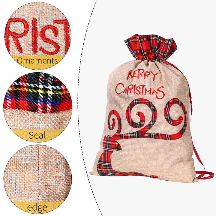 Christmas Gift Bag for Reusable Festive Gift Giving
